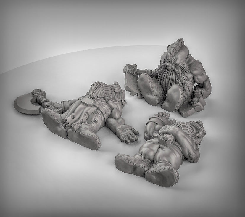 Dead Dwarves Resin Miniature for DnD | Tabletop Gaming