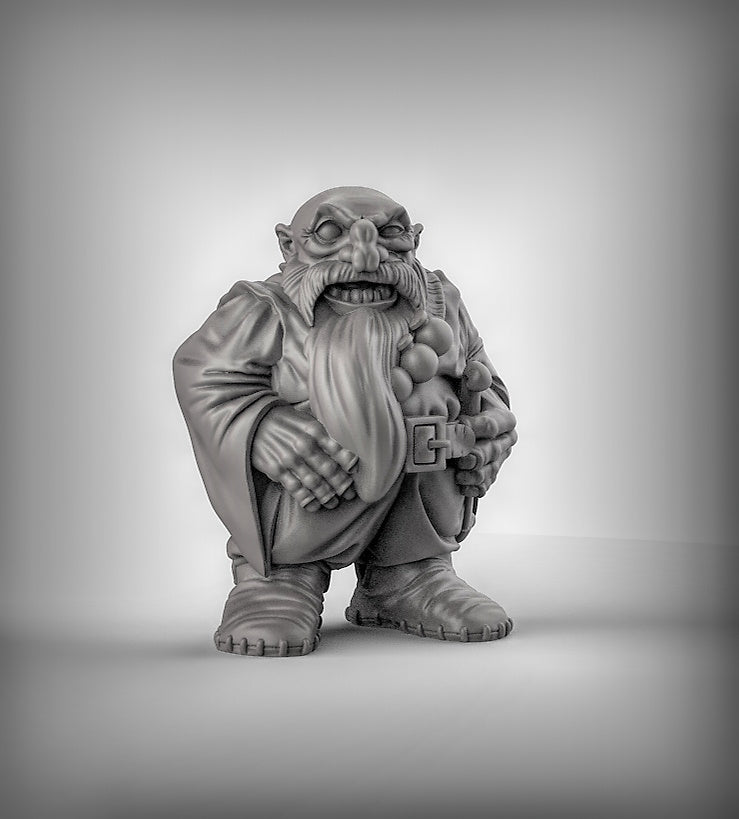Dwarf Sorcerer Resin Miniature for DnD | Tabletop Gaming