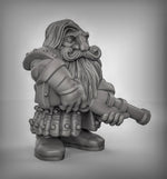 Dwarves with Rifles Resin Miniature for DnD | Tabletop Gaming
