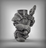 Dwarves with Axes Resin Miniature for DnD | Tabletop Gaming