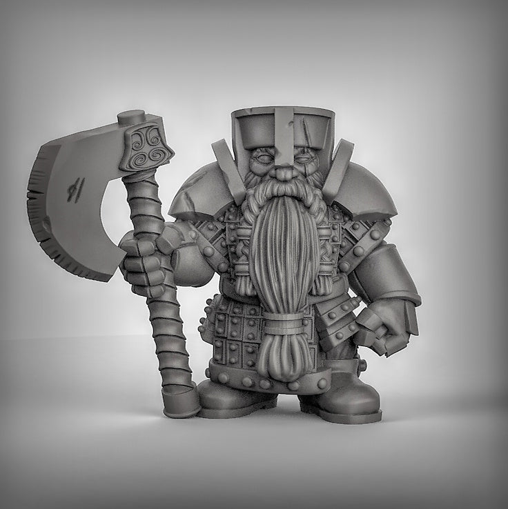 Dwarves with Axes Resin Miniature for DnD | Tabletop Gaming