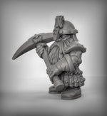 Dwarf miners Resin 3D Models for Dungeons & Dragons & Board RPGs