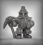 Dwarf miners Resin 3D Models for Dungeons & Dragons & Board RPGs
