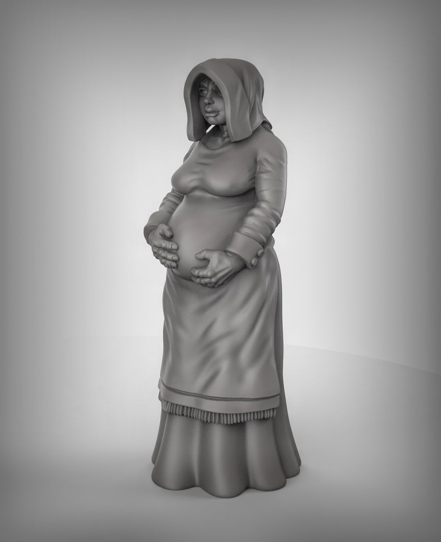 NPC'S Women and child Resin Miniature for DnD | Tabletop Gaming