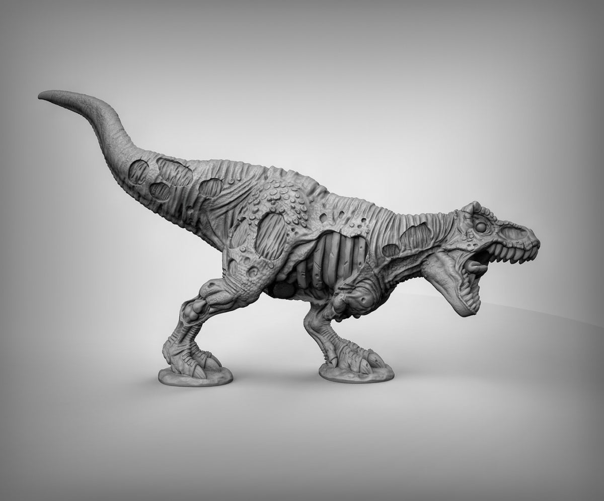 Undead TRex Resin Miniature for DnD | Tabletop Gaming