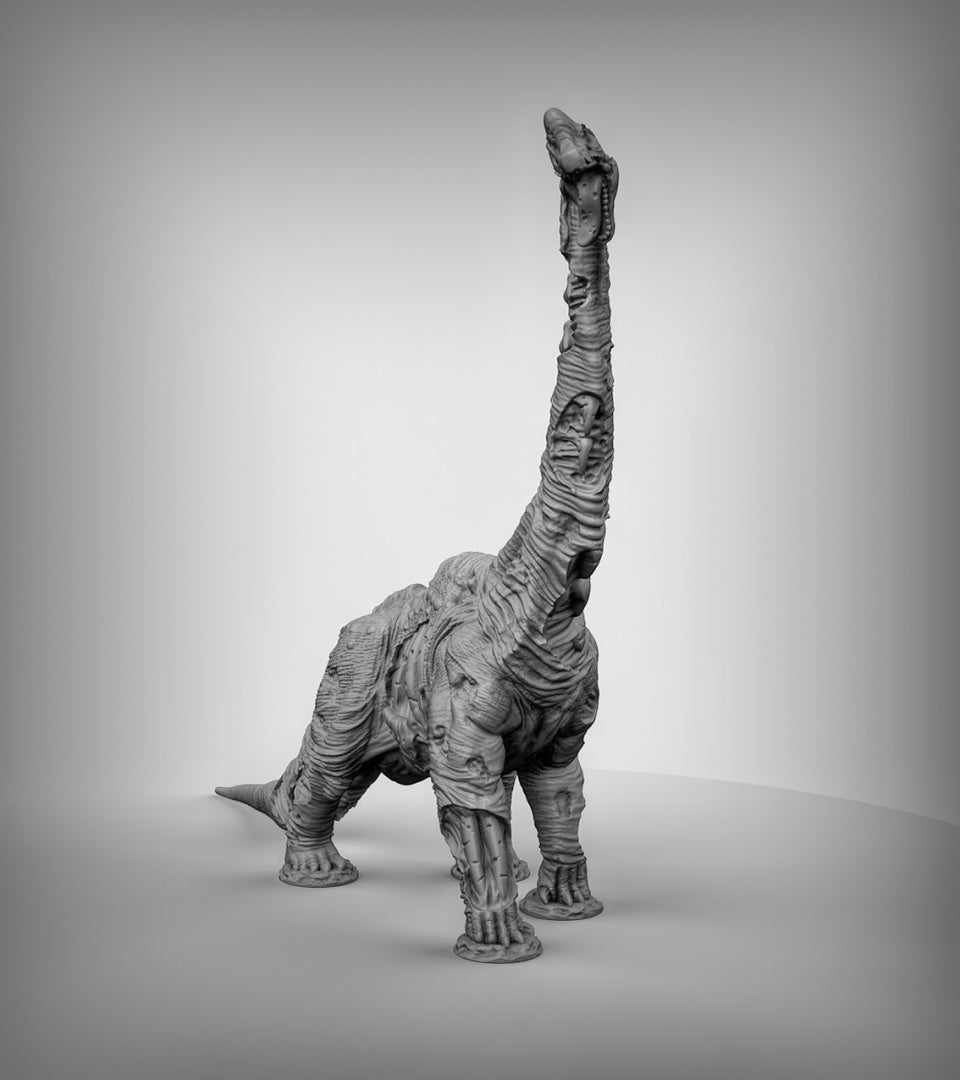 Undead Brachiosaurus Resin 3D Model for Dungeons & Dragons | Board RPGs
