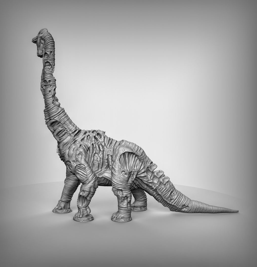 Undead Brachiosaurus Resin 3D Model for Dungeons & Dragons | Board RPGs