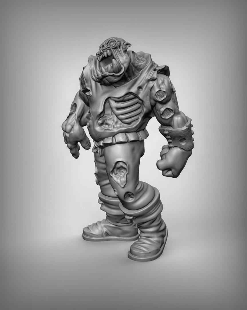 Zombie Orcs Resin Miniature for DnD | Tabletop Gaming