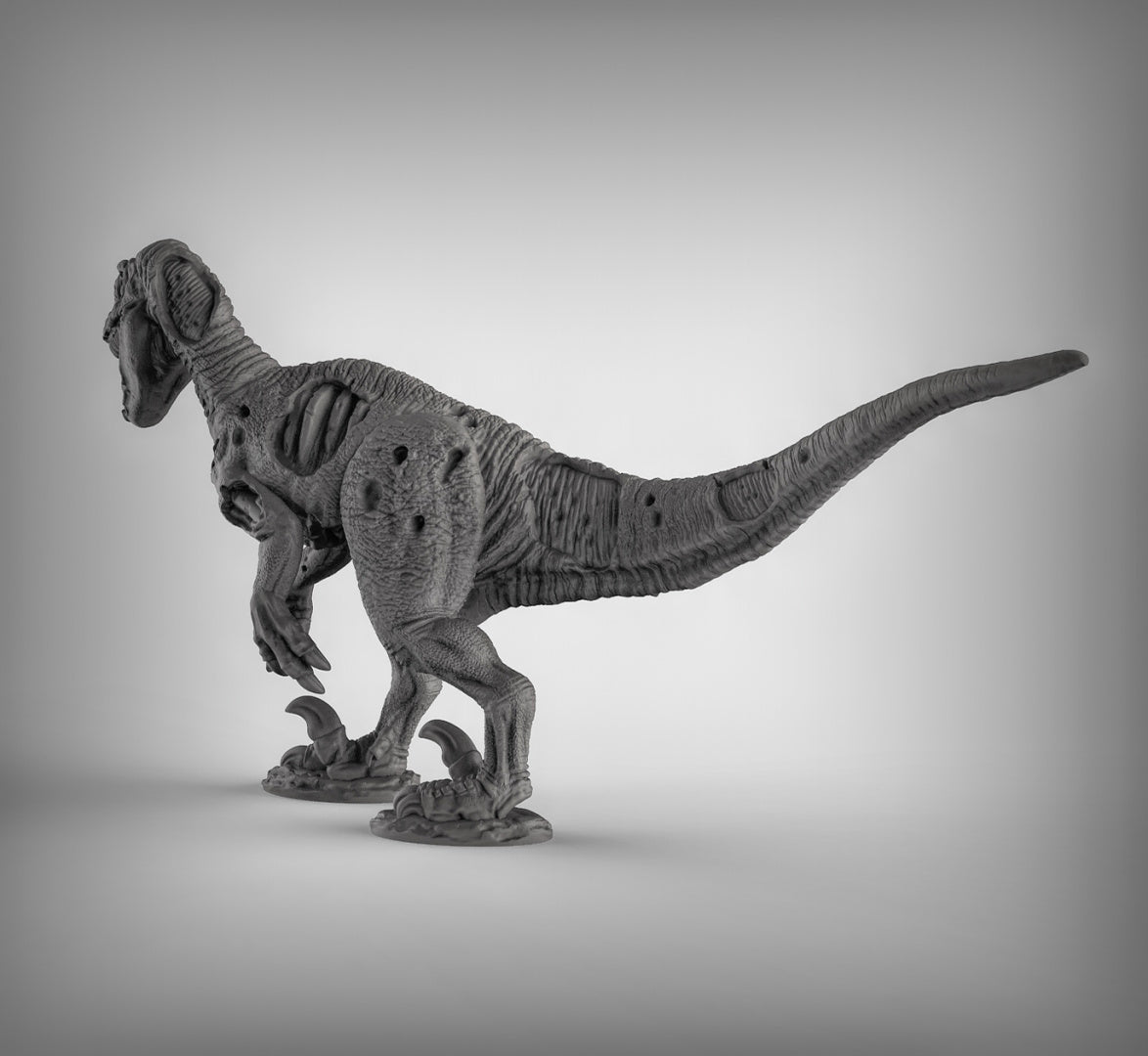 Undead Velociraptor Resin Miniature for DnD | Tabletop Gaming