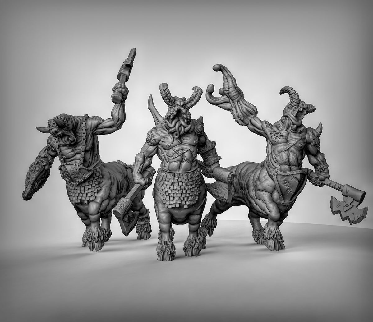 Chaos Centaurs Resin Models for Dungeons & Dragons & Board RPGs