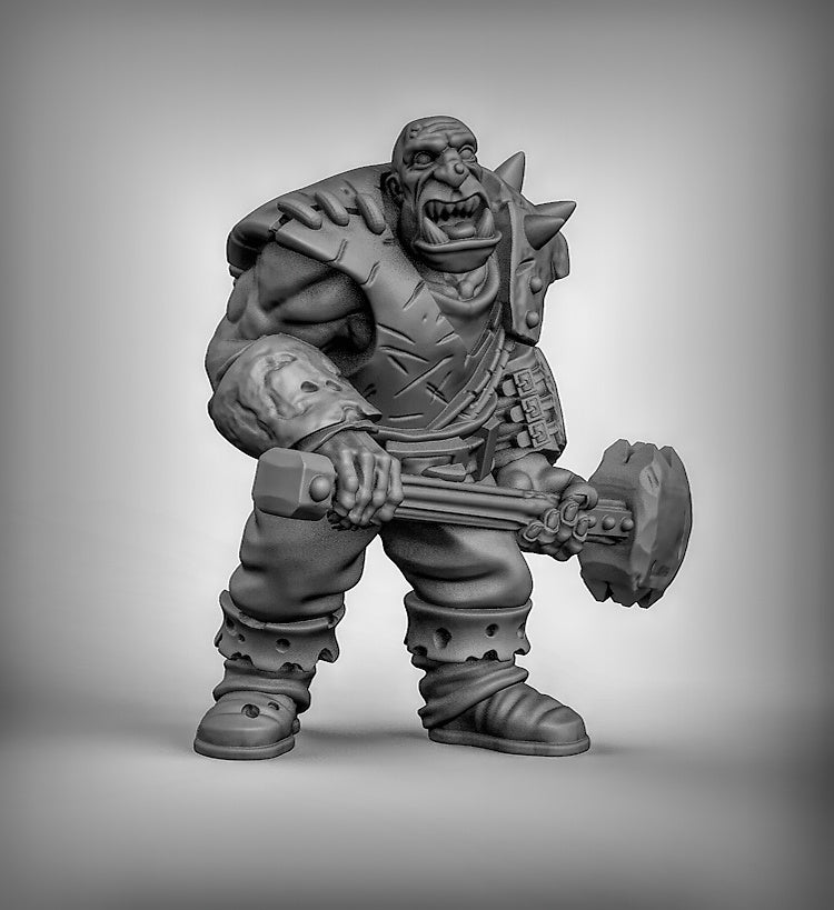 Ogres With Double Handed Weapons Resin Miniature for DnD | Tabletop Gaming