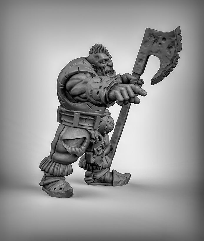 Ogres With Double Handed Weapons Resin Miniature for DnD | Tabletop Gaming