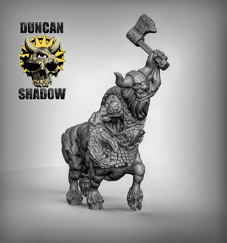 Bull Centaurs Resin Miniature for DnD | Tabletop Gaming