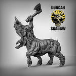 Bull Centaurs Resin 3D Models for Dungeons & Dragons & Board RPGs