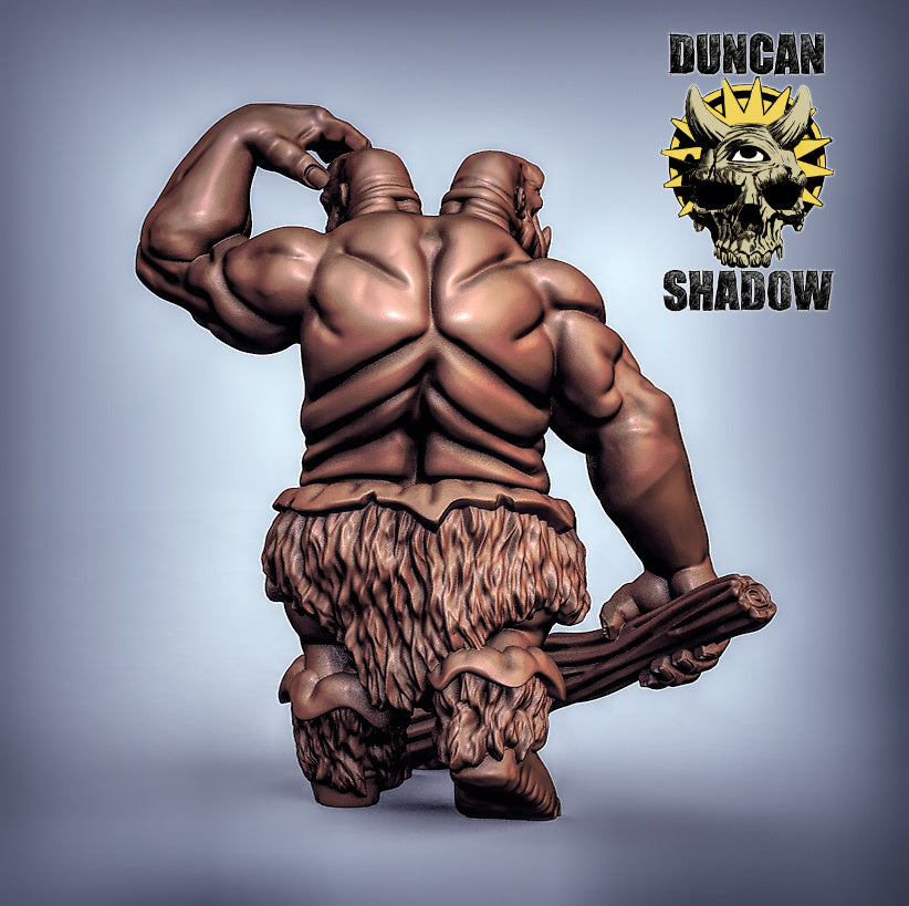 Ettin Resin Miniature for DnD | Tabletop Gaming