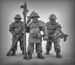 Guards with Poll Arms Resin 3D Models for Dungeons & Dragons & Board RPGs