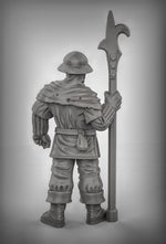 Guards with Poll Arms Resin 3D Models for Dungeons & Dragons & Board RPGs