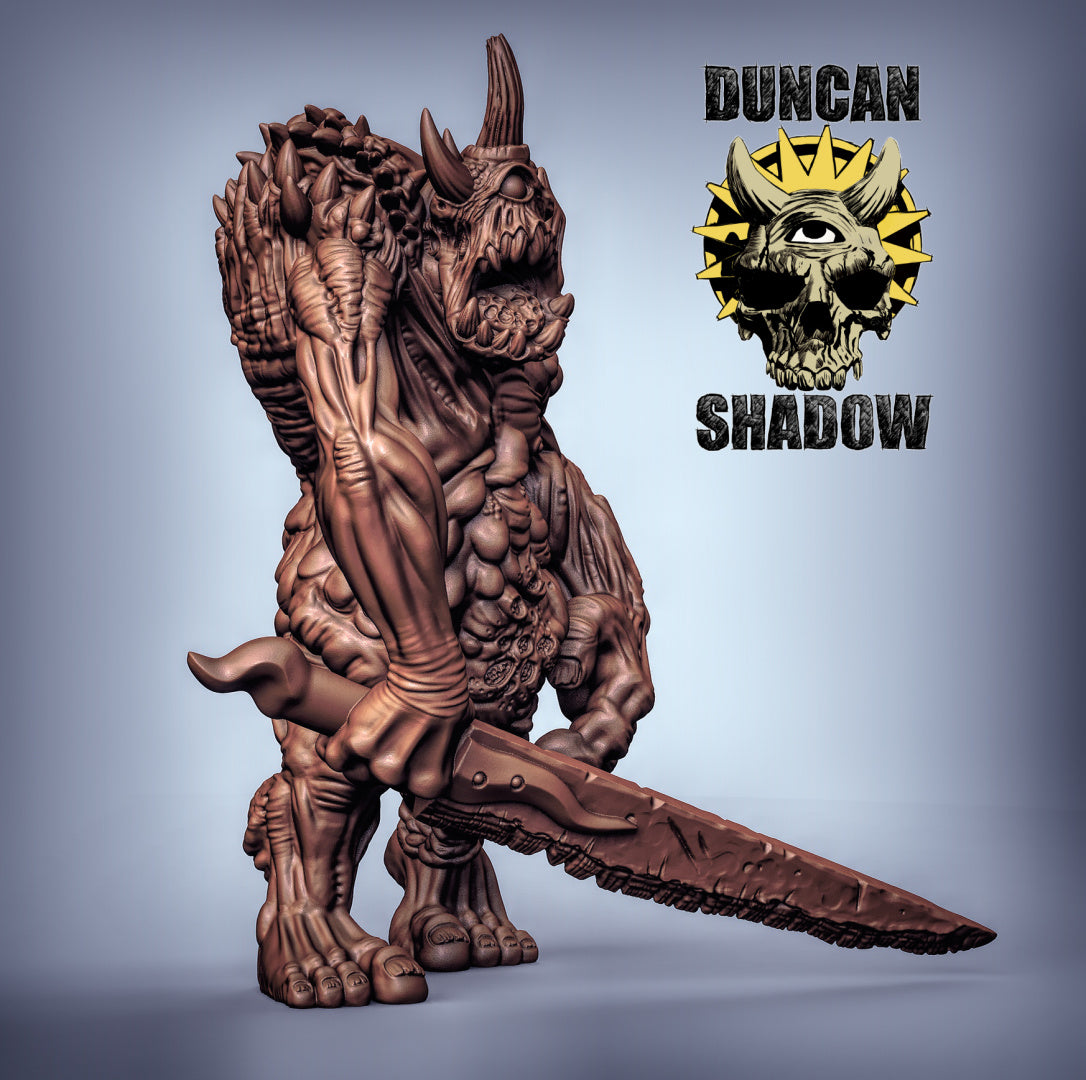 Plague Titan - 8 or 16 Inch Tall Model for Dungeons Dragons Board RPGs