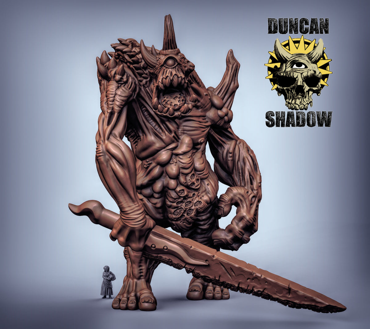 Plague Titan - 8 or 16 Inch Tall Model for Dungeons Dragons Board RPGs