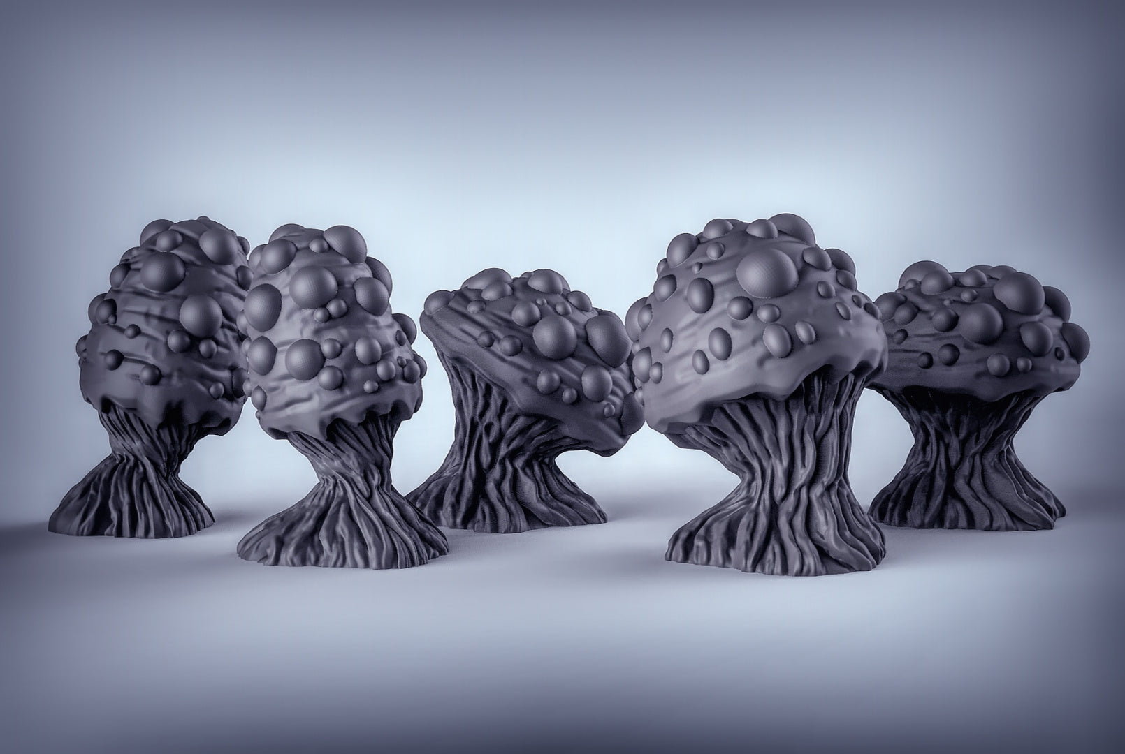 Mushroom Terrain resin miniature - view 4