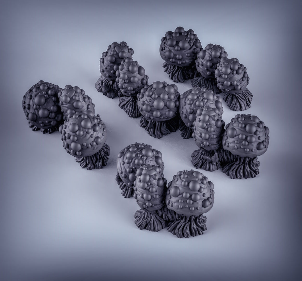 Mushroom Terrain resin miniature - alternate angle
