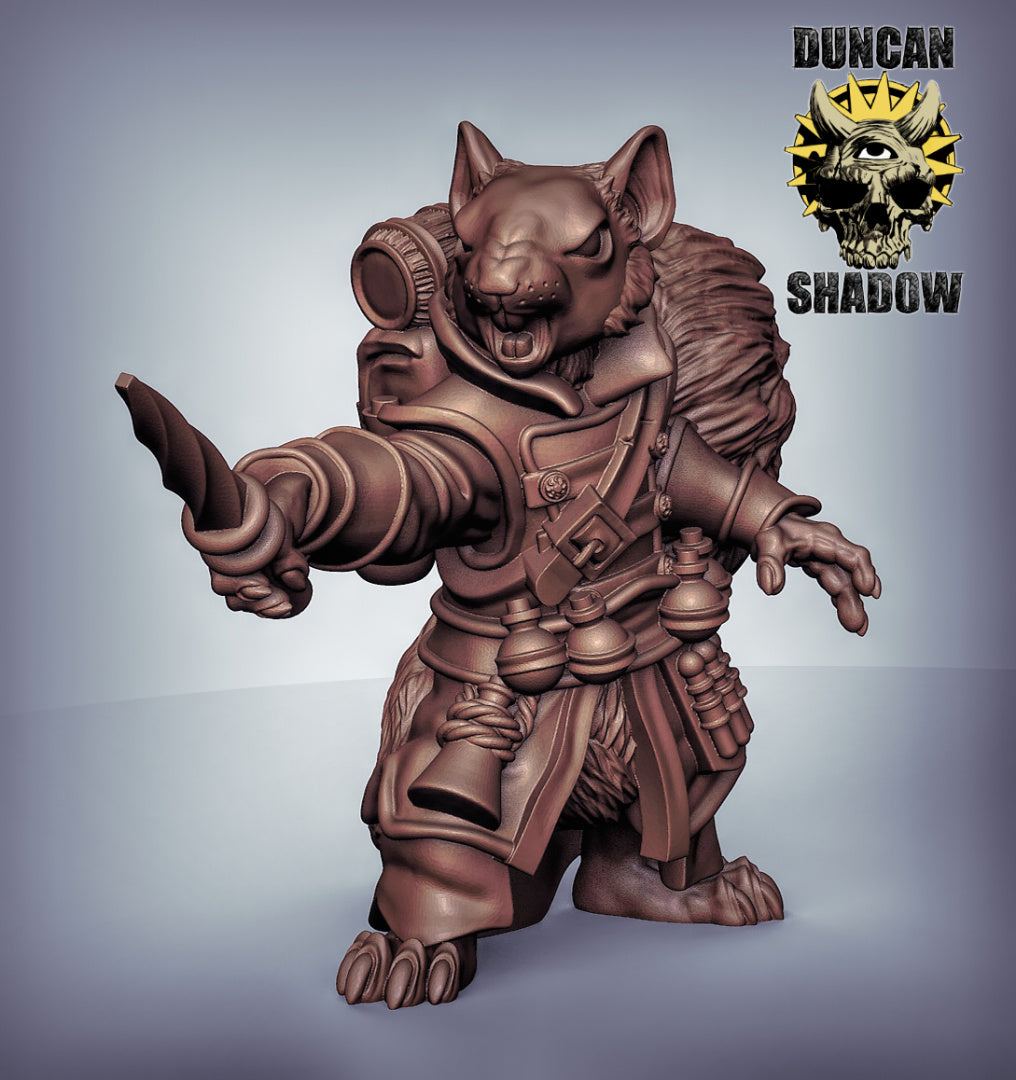 Scurryni Alchemist Resin Miniature for DnD | Tabletop Gaming
