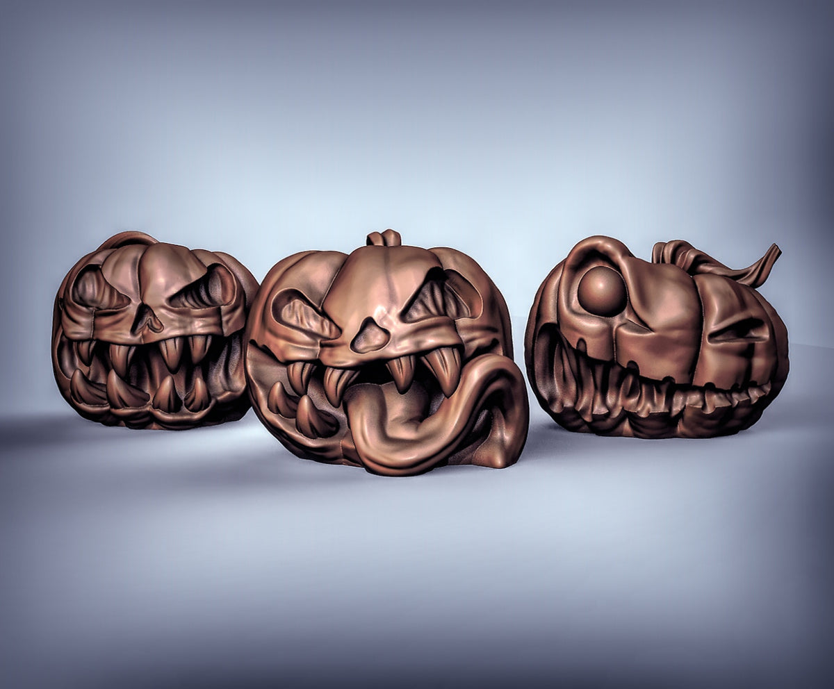 Pumpkin Mimic Terrain Resin Miniatures for DnD | Tabletop Gaming