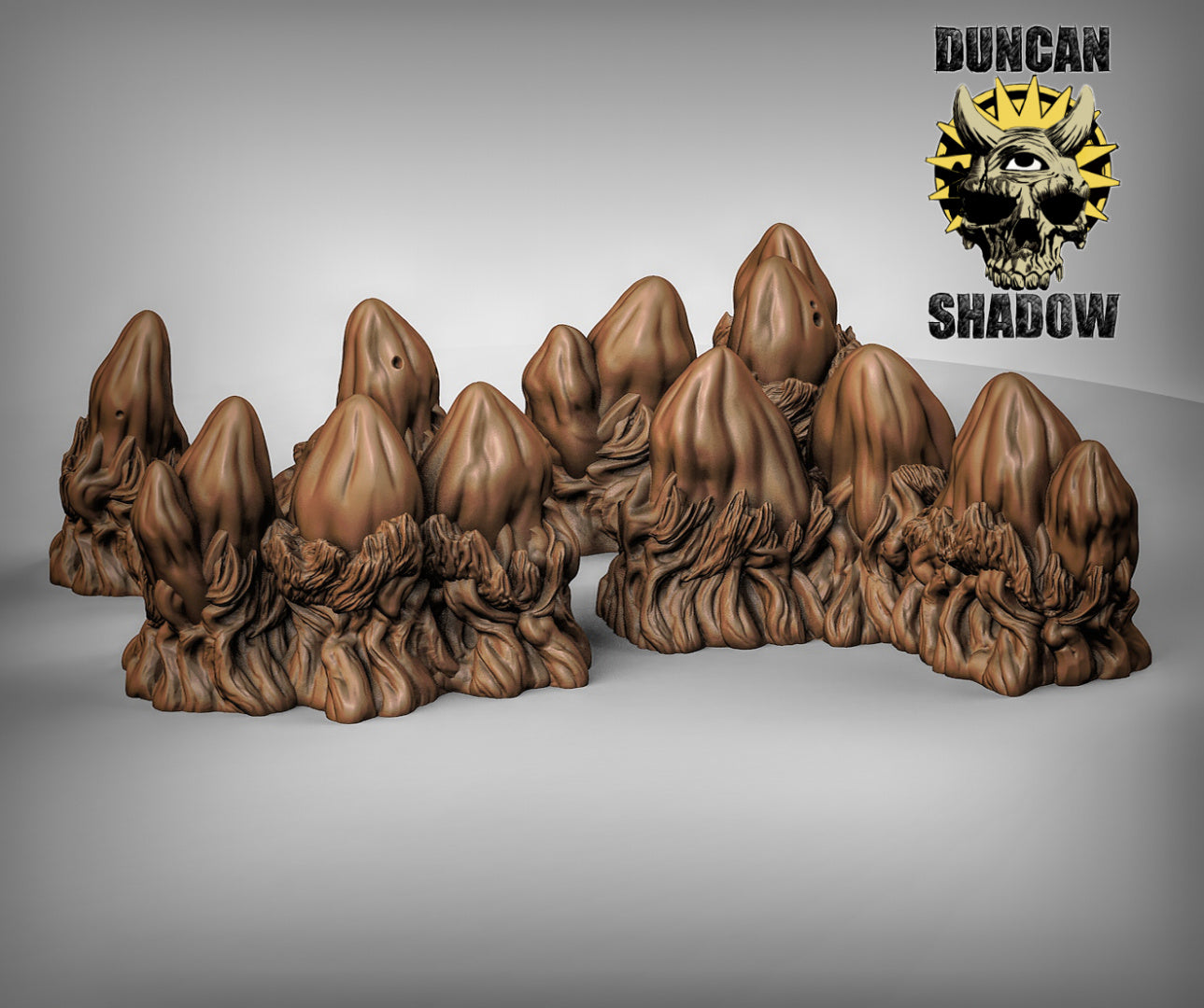 Plant Tower Terrain resin miniature - view 5