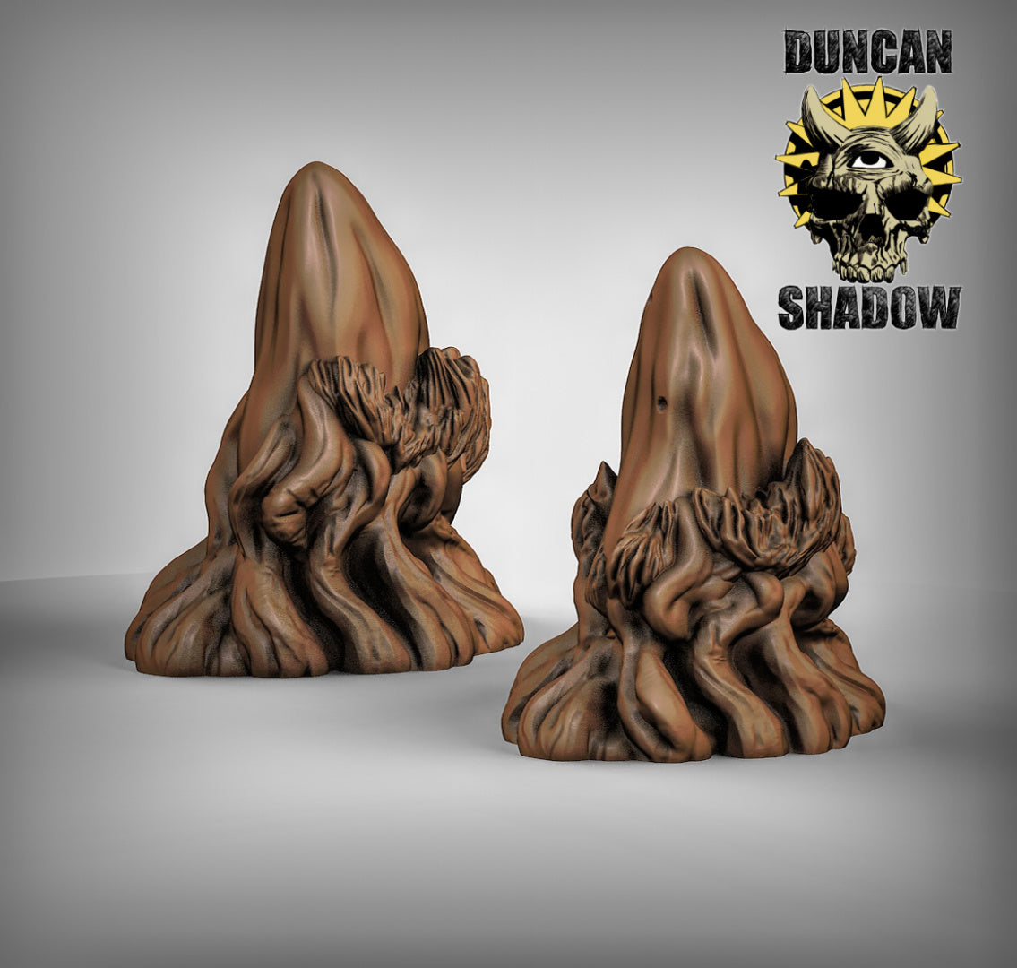Plant Tower Terrain resin miniature - view 6