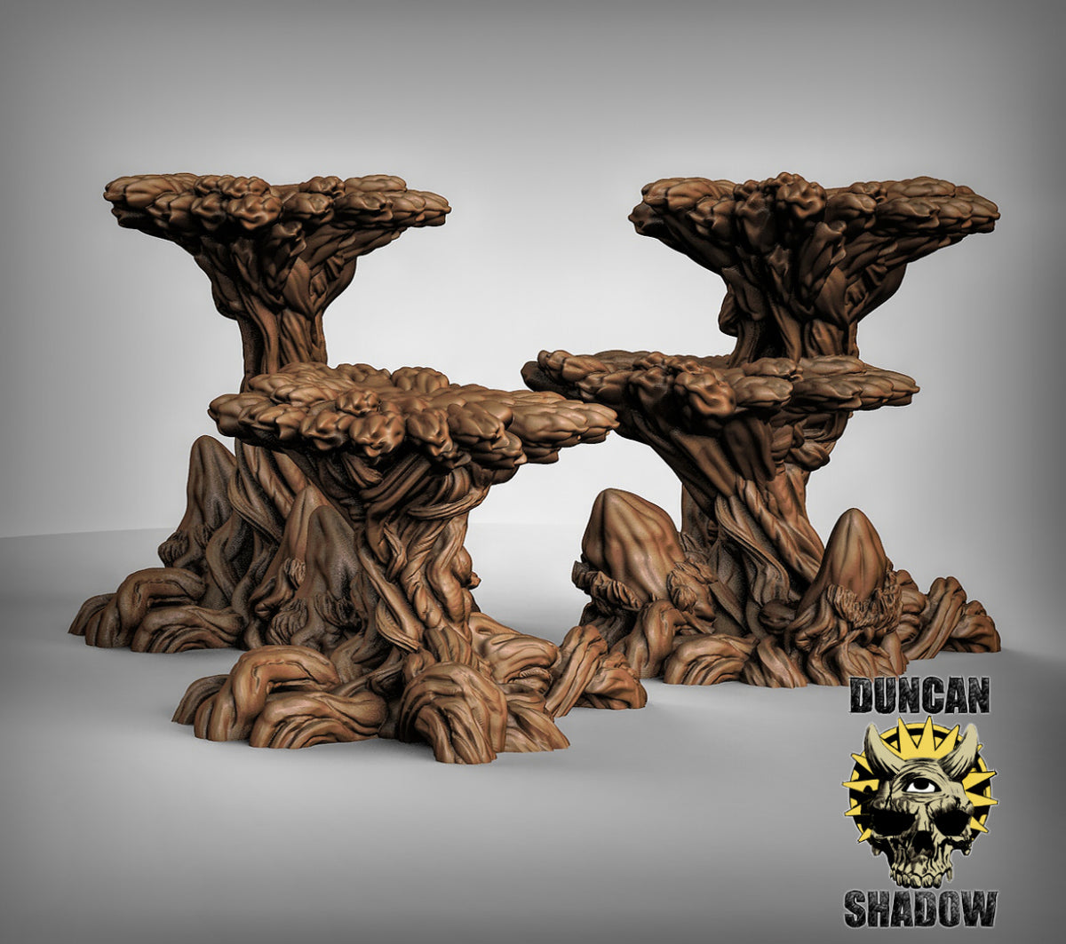 Plant Tower Terrain Resin Miniature for DnD | Tabletop Gaming