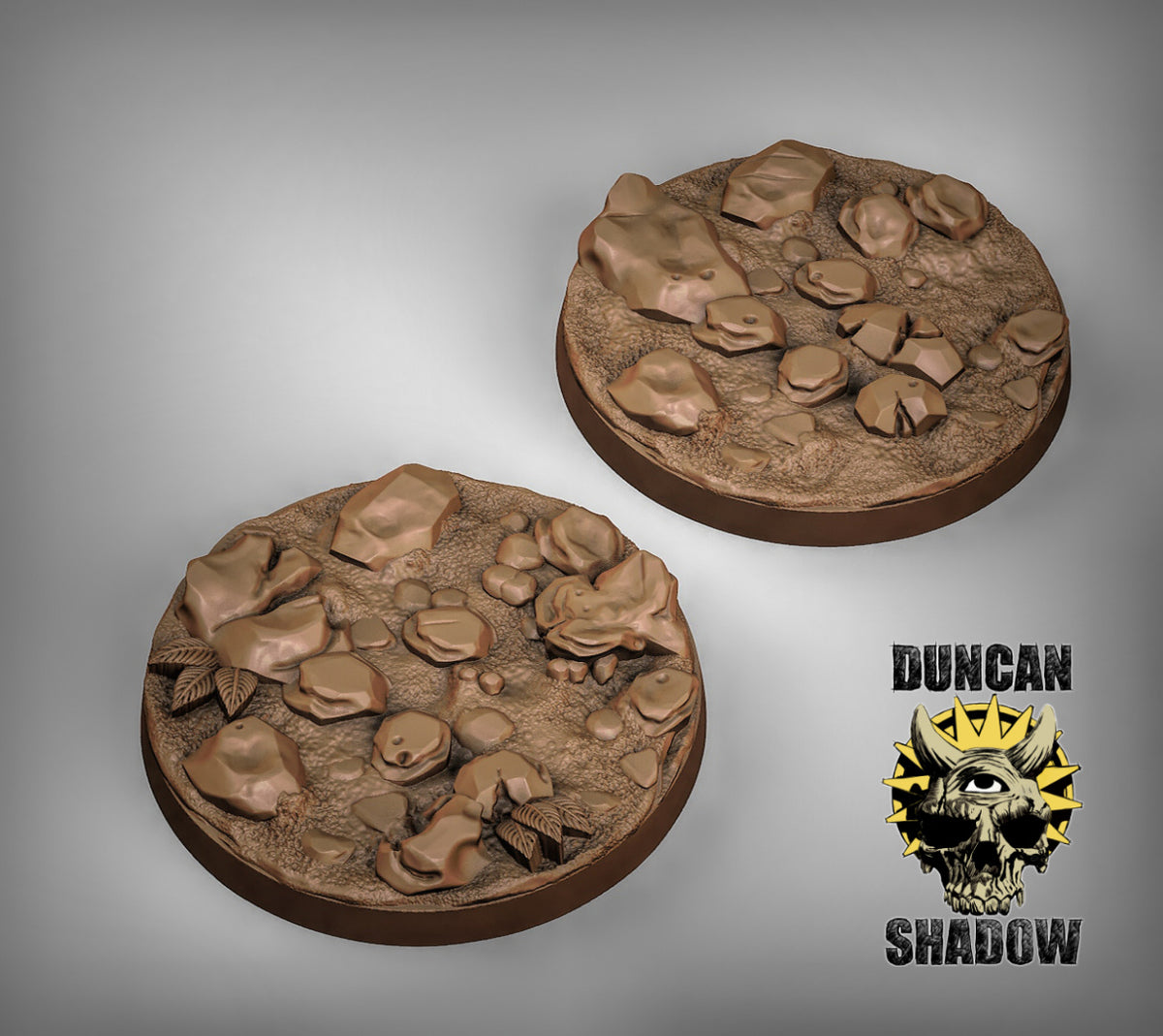 Rocky Bases Resin Miniature for DnD | Tabletop Gaming