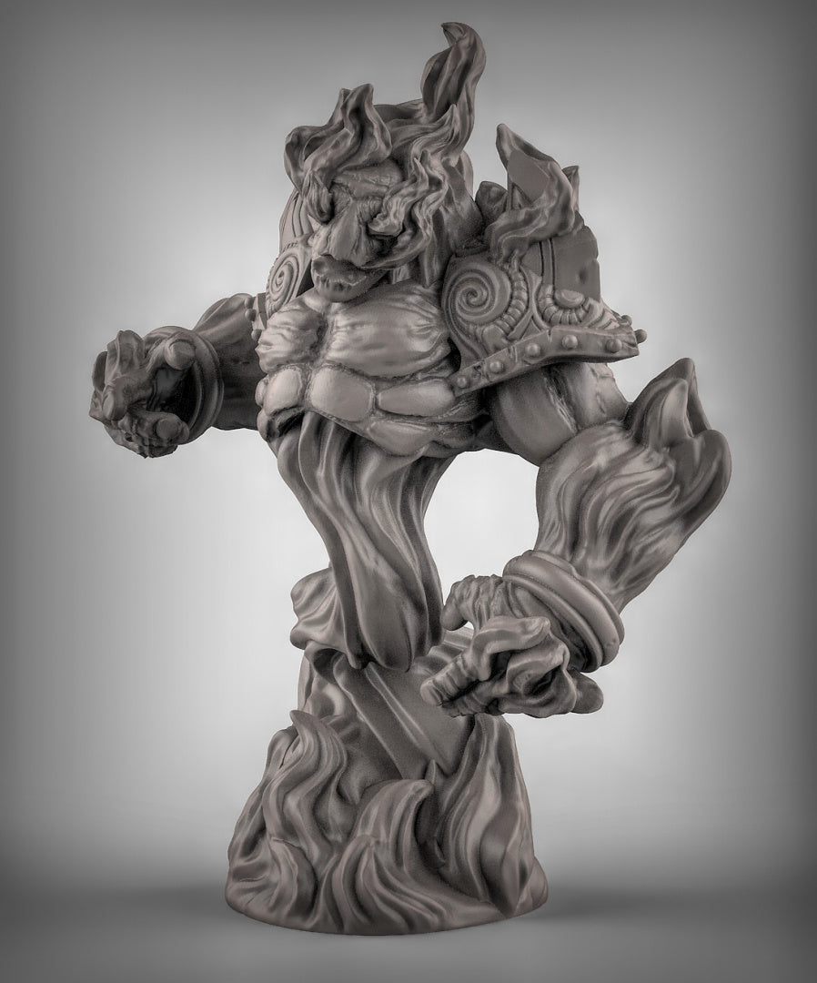 Fire Elementals Resin Miniature for DnD | Tabletop Gaming
