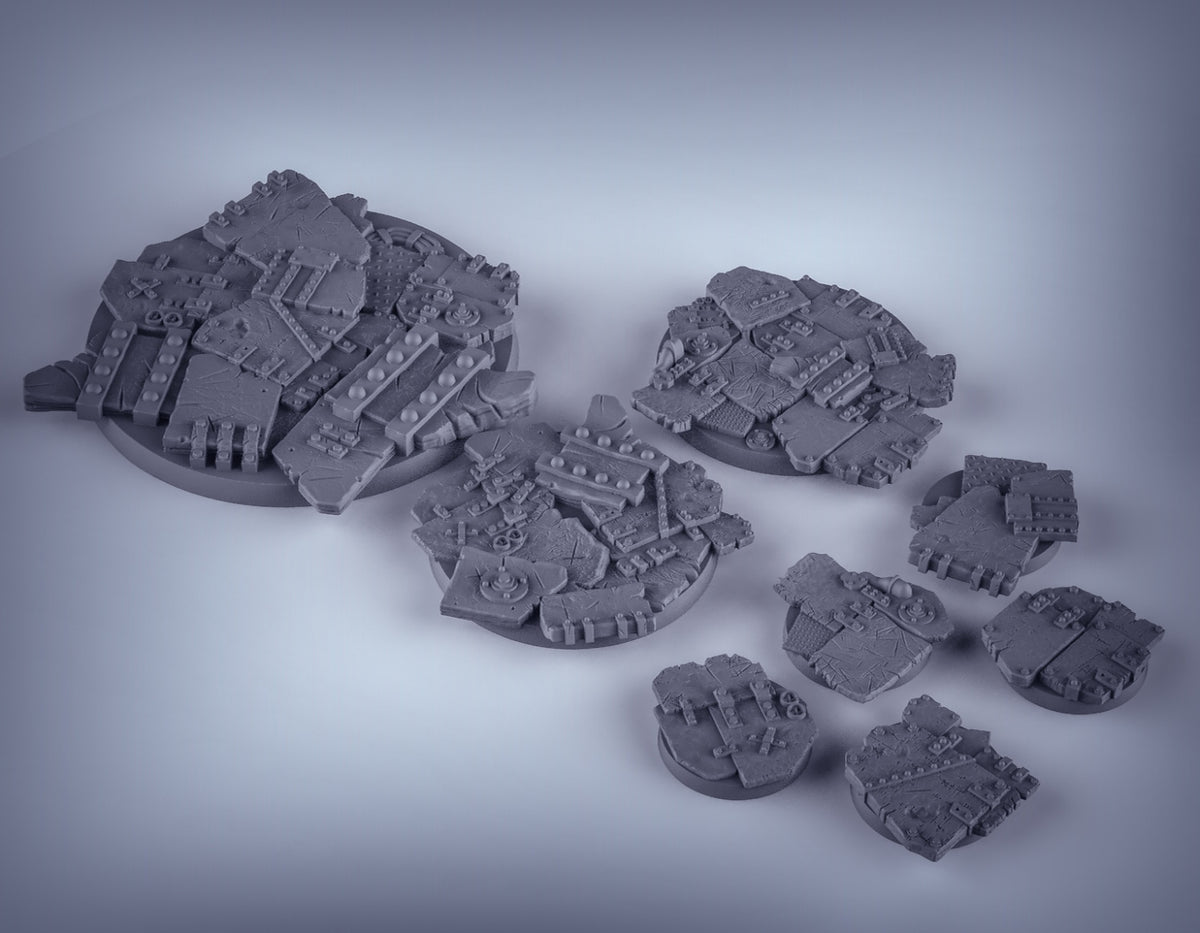 Scrap Bases Resin Miniature for DnD | Tabletop Gaming