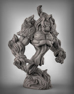 Fire Elementals Resin 3D Models for Dungeons & Dragons & Board RPGs