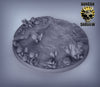 Mushroom Bases resin miniature - detail view