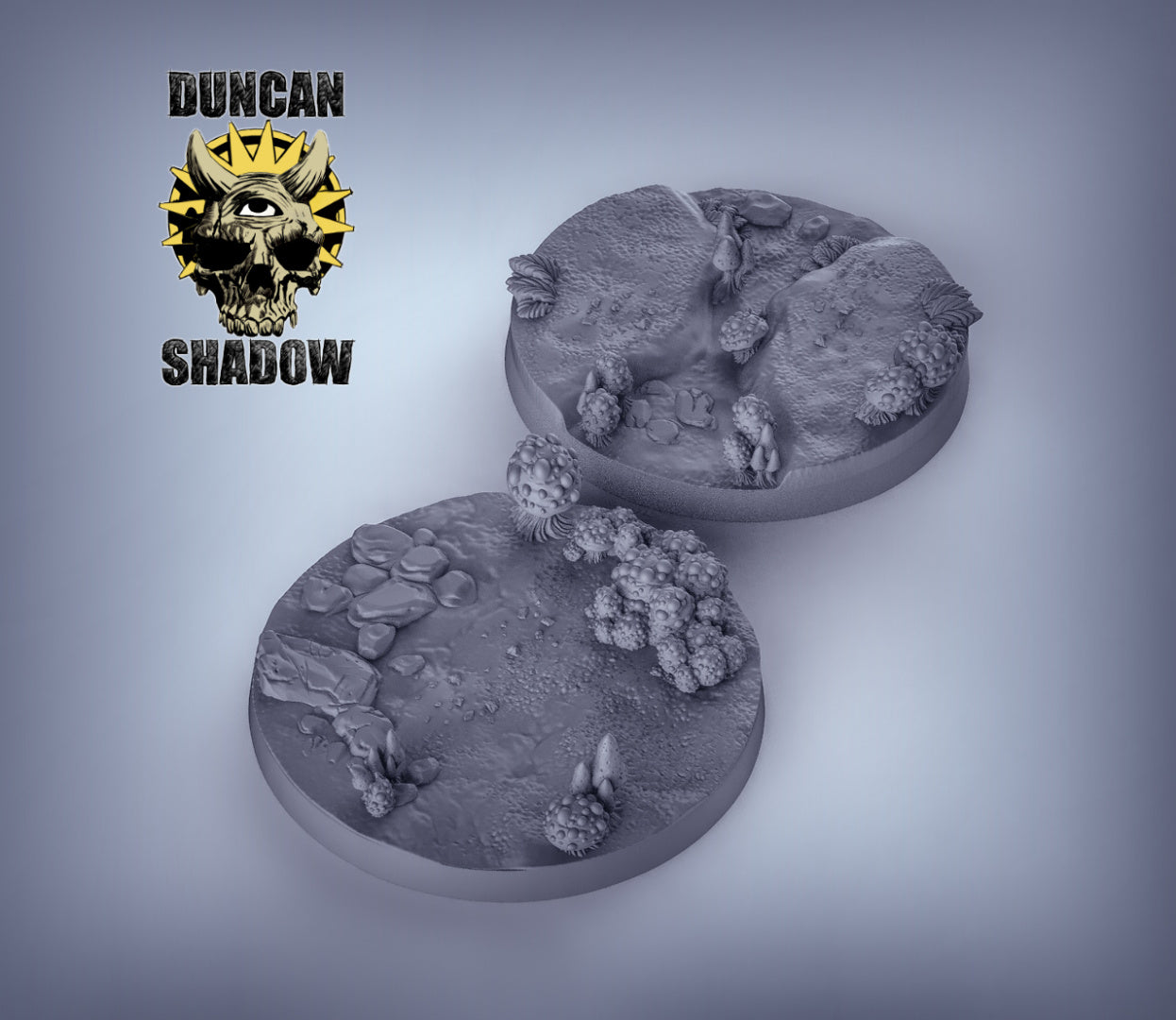 Mushroom Bases resin miniature - view 4