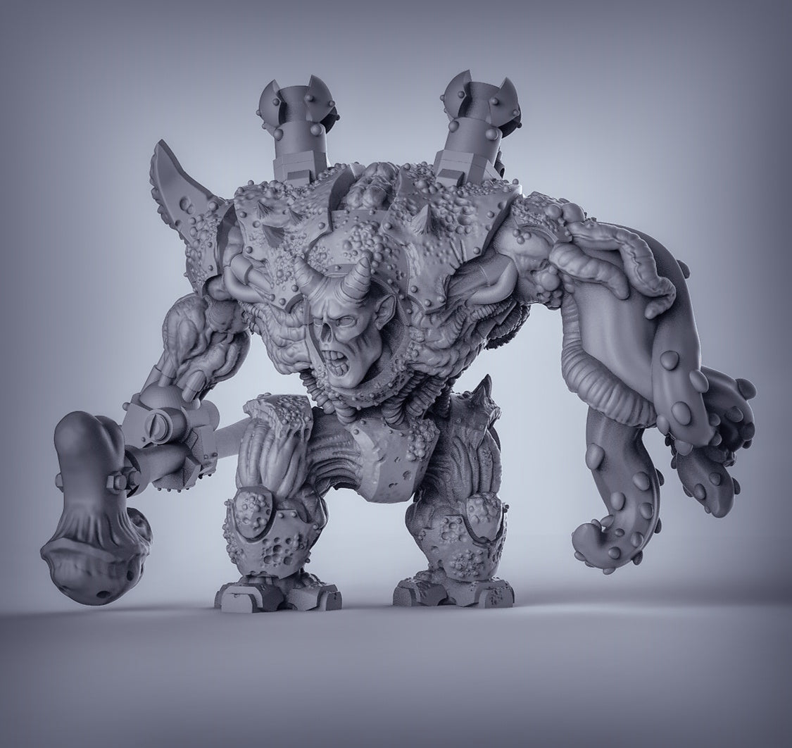 Chaos Dreadnought Close Combat and Ranged Resin Miniature for DnD | Tabletop Gaming