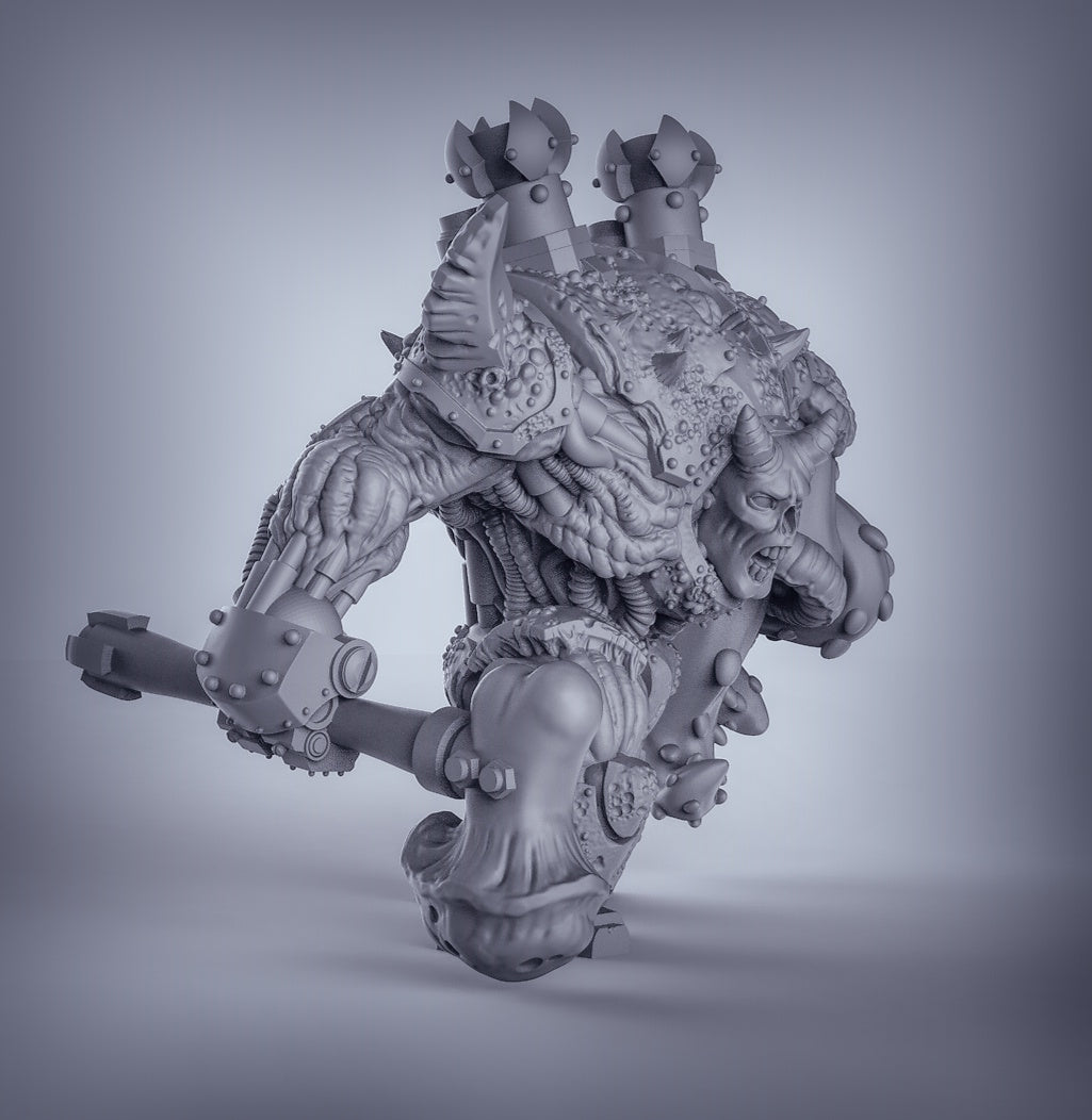Chaos Dreadnought Close Combat and Ranged Resin Miniature for DnD | Tabletop Gaming