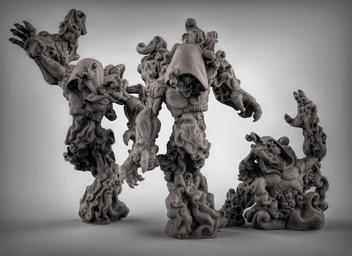 Wraiths x 3 Resin Miniatures for DnD | Tabletop Gaming