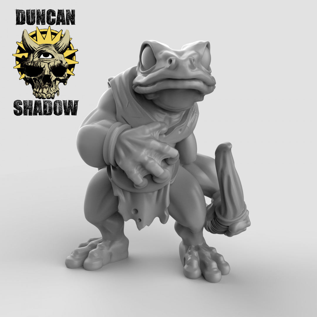 Boggard with Bow Resin Miniature for DnD | Tabletop Gaming