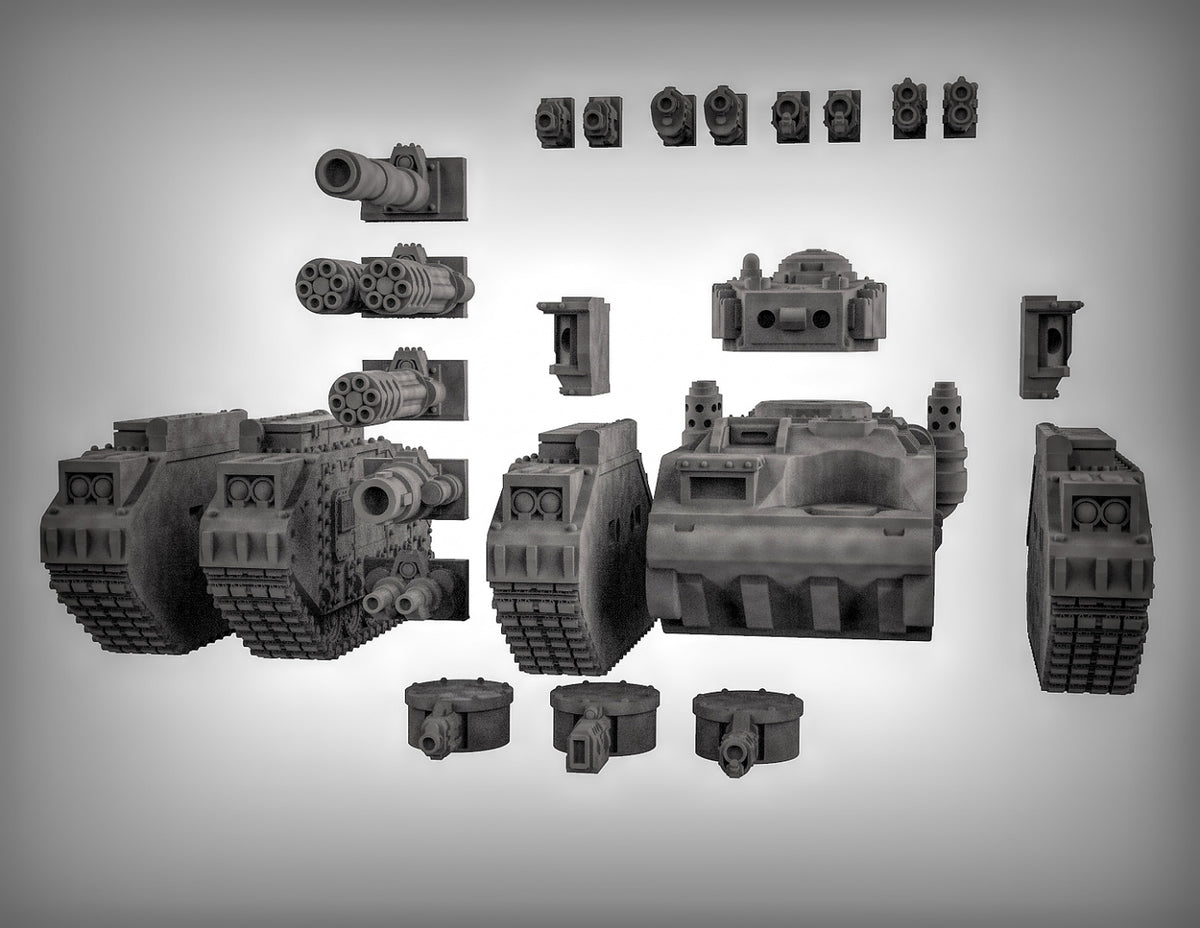 Main Battle Tank Model Kit - Tank Collection for 28mm Miniature Wargames & Terrain