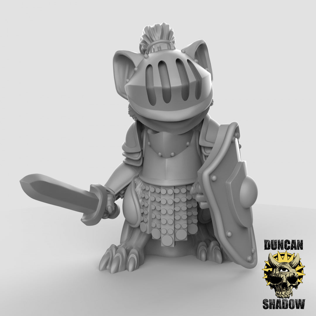 Mousle Knights Resin Miniature for DnD | Tabletop Gaming