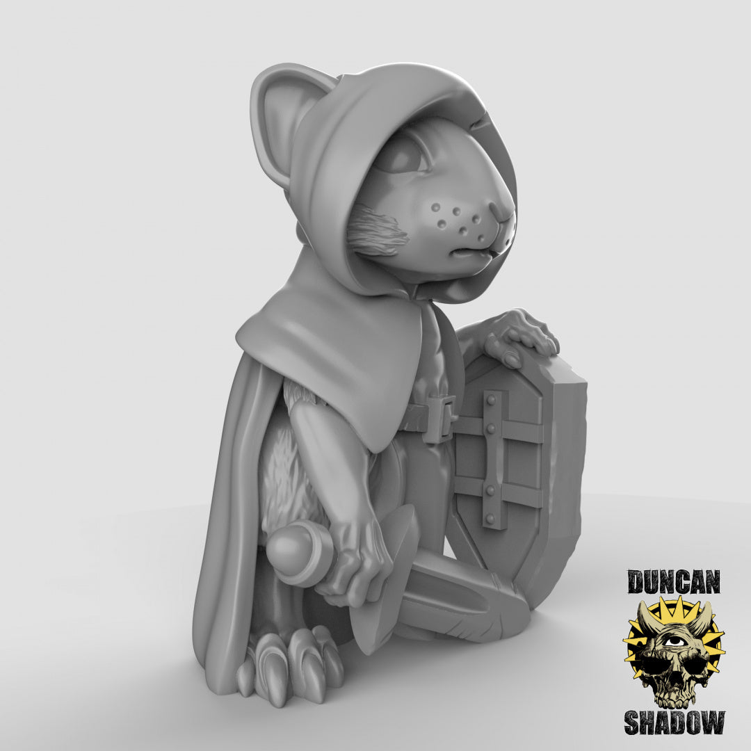 Mousle Rangers Resin 3D Models resin miniature - detail view