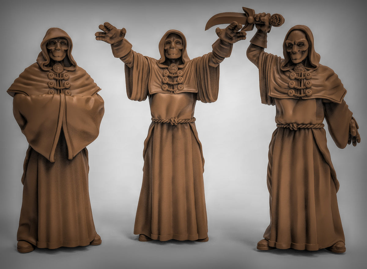 Cultists Resin Miniature for DnD | Tabletop Gaming