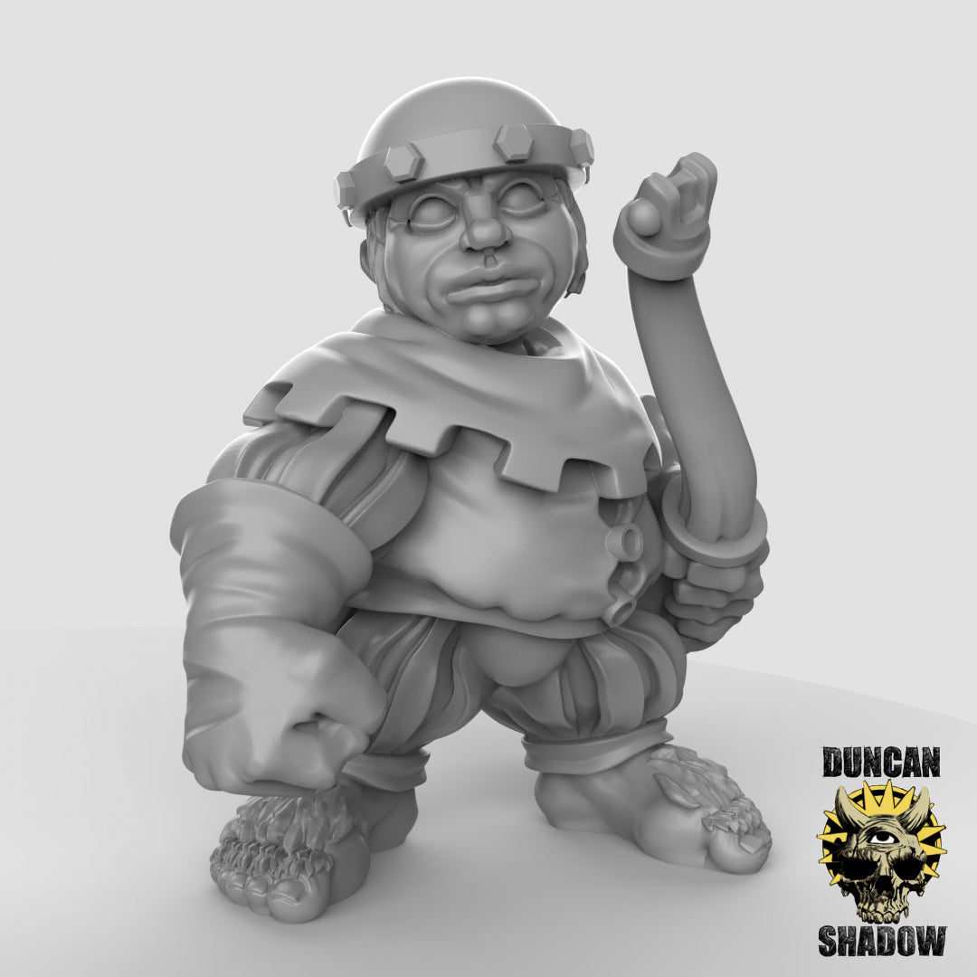 Halfling with Bows Resin Miniature for DnD | Tabletop Gaming