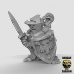 Halfling Paladins Resin 3D Models for Dungeons & Dragons & Board RPGs
