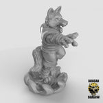 Kitsune Fox Folk Sorcerers Resin Models for Dungeons & Dragons & Board RPGs