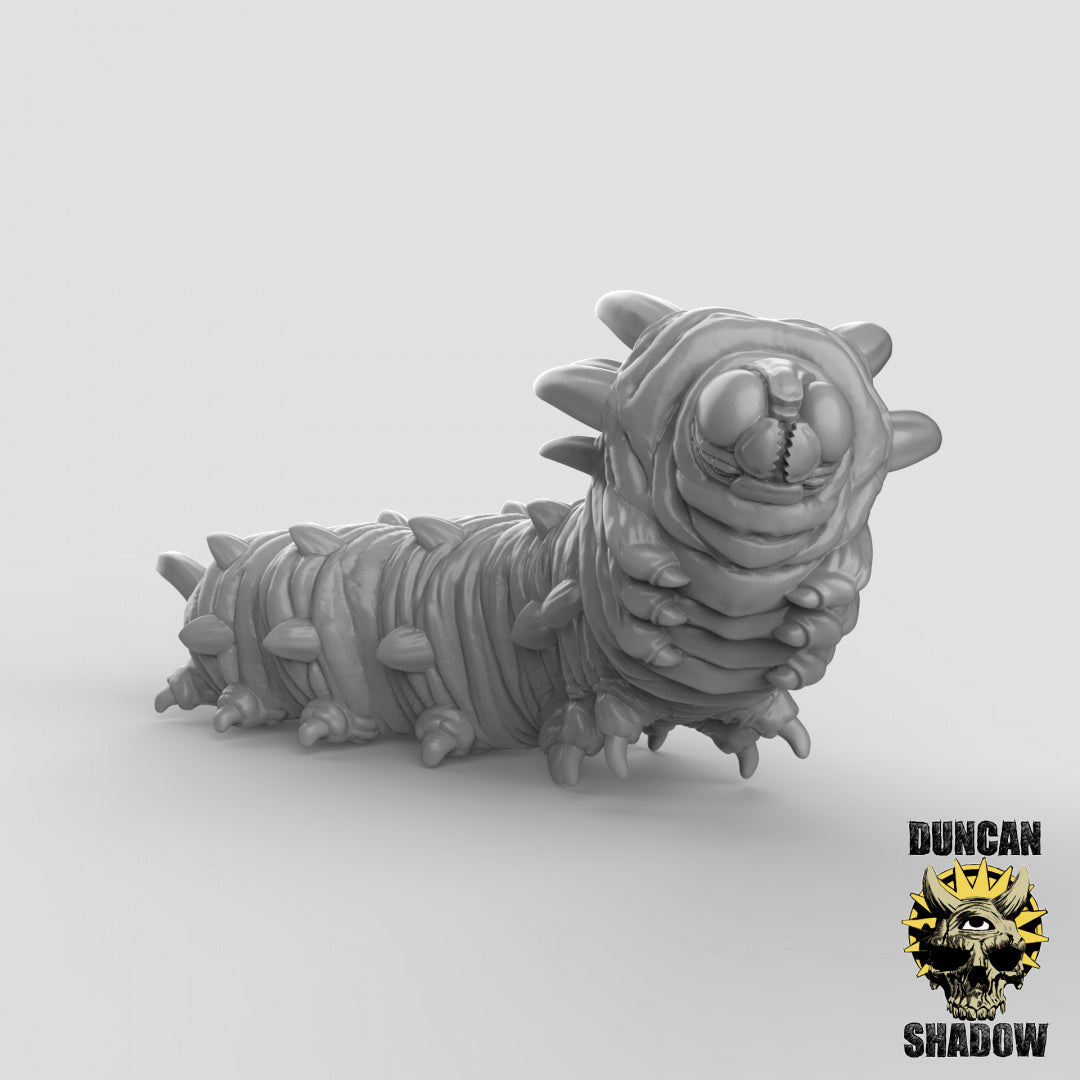 Giant Caterpillar (Pair) Resin Models for Dungeons & Dragons & Board RPGs