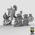 Goblin Command 3D Models for Dungeons & Dragons & Board RPGs by Duncan Shadow
