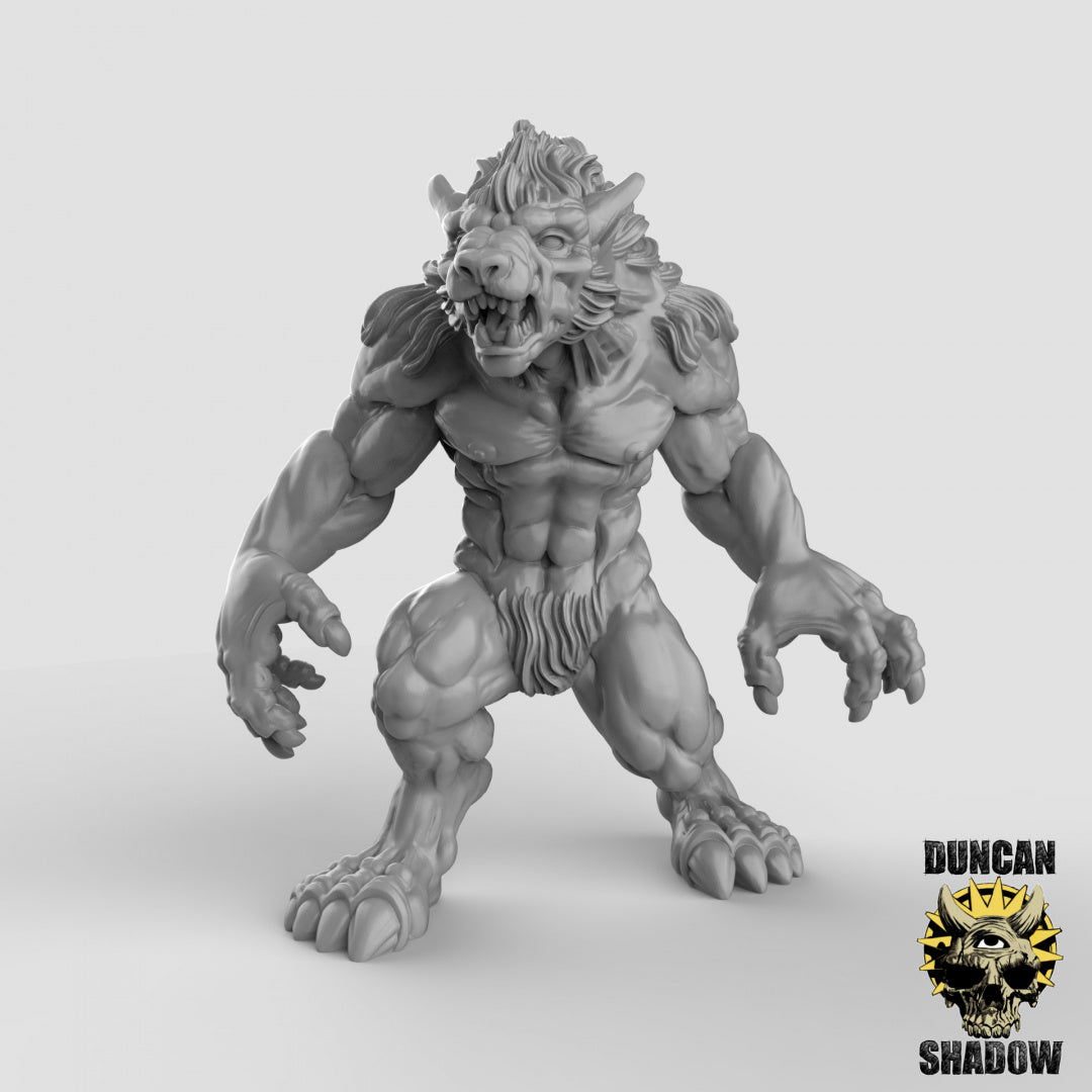 Werewolves Resin Miniature for DnD | Tabletop Gaming